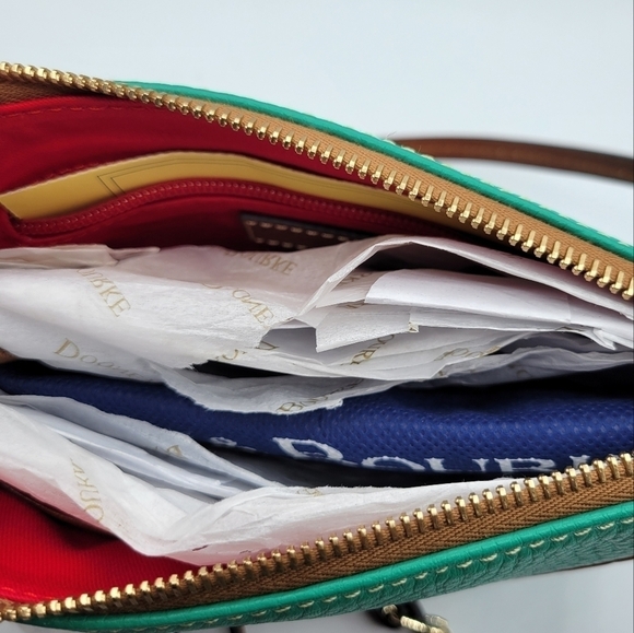 Dooney & Bourke Spearmint Ginger Pouchette crossbody bag - Picture 4 of 6